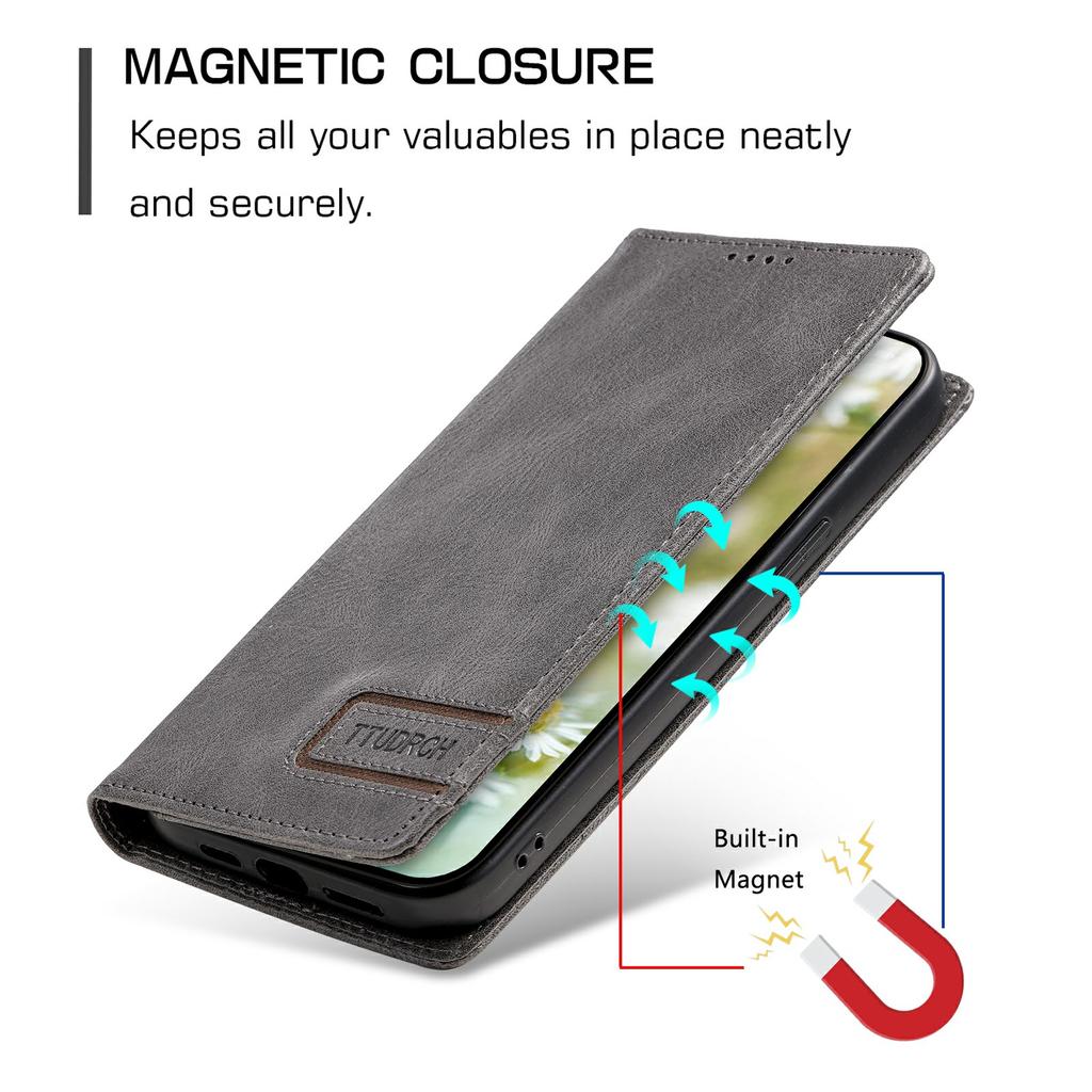 For Xiaomi Redmi 15 5G (EU) (171mm)/4G (EU) (171mm) Leather Case RFID Blocking Wallet Stand Phone Cover