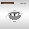 Gold 304 Stainless Steel Food Grade Bowl - Multipurpose Kitchen Basin for Salad, Soup, Vegetable Washing, Egg Beating, and Flour Mixing.