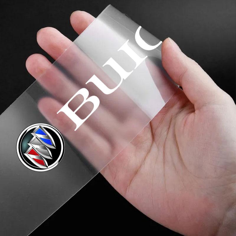 4Pc Car Threshold Protector Transparent Decorative Badge 3D Stickers For Buick Regal Lacrosse Avenir Envision Electra Anthem Cascada Avista Riviera