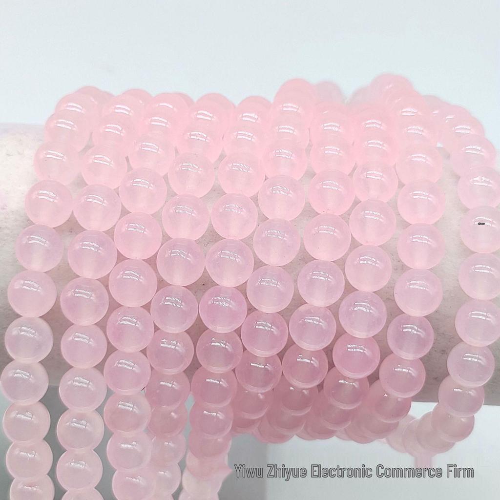 Pink Crystal Lead Glass Bracelet DIY Gift for Fans and Friends