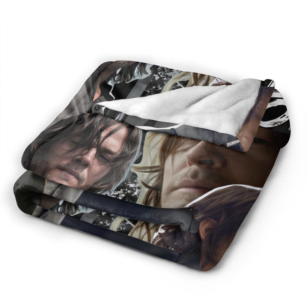 The Walking Dead Blanket Quality Super Warm  Throw Blanket Winter Children Couch Chair Funny Bedspread