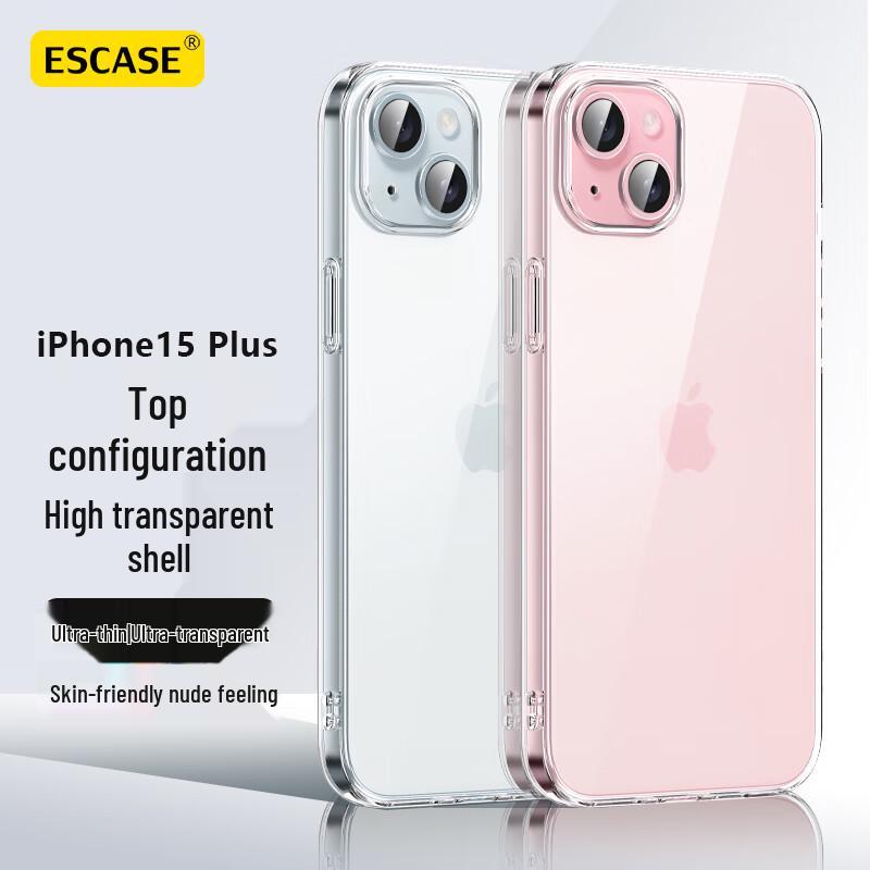 ESCASE Clear Anti-Drop TPU Soft Case for iPhone