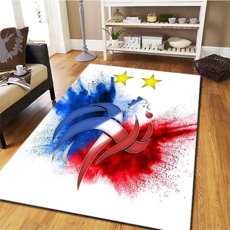 France National Football Team Carpet Rug for Living Room Bedroom Home Sofa Decoration,Kids play Non-slip Floor Mat