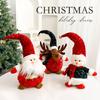 Christmassanta Snowman Reindeer Plush Figures For Holiday Decor And Gift Giving