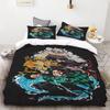 Duvet Cover Anime Demon Slayer Duvet Cover Comforter Bed Linen Single Twin Full Queen Size Kids Girl Boys Gift Queen/King Soft