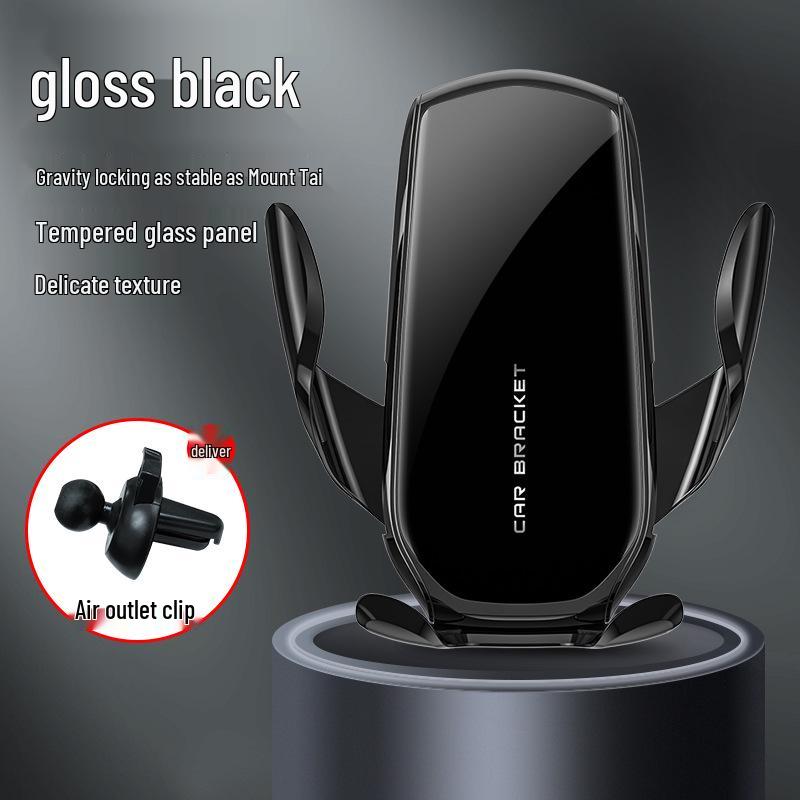 Magic Clip M6 Gravity Phone Holder: Automatic Clamping Air Vent Mount for Cars