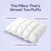 Ropa de cama de microfibra transpirable para durmientes boca arriba Almohada de cama acolchada, Relleno suave alternativo al plumón, Almohadas de loft completo refrescantes Esenciales para dormitorio Puff