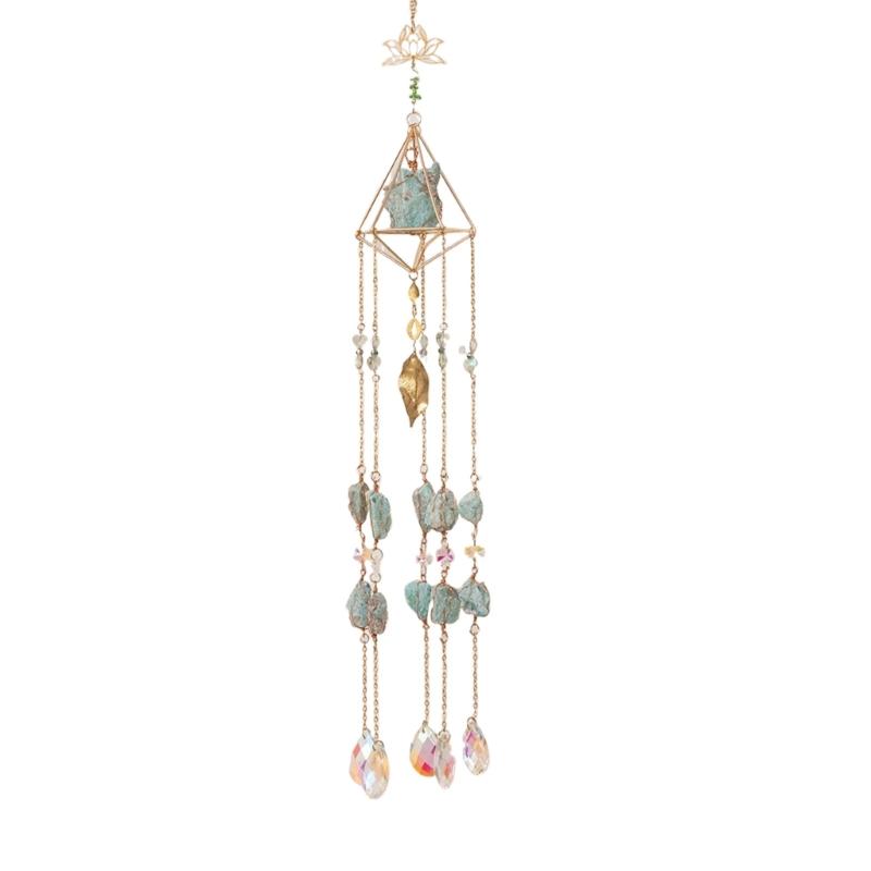 Suncatchers Prismes Pendants Handmade Crystal Windchime Suncatchers Window Hanging Decorations for Window Bedroom 1