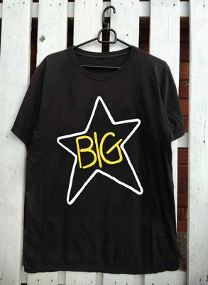 Big Star Band Logo Classic Short Sleeve Cotton Black All Size T-Shirt Unisex T-Shirt