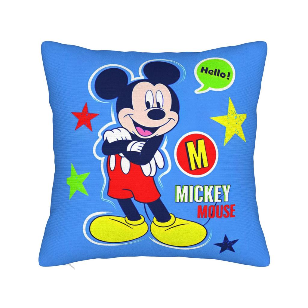 Mickey Mouse Graffiti Square Pillow Case Cushion Cover Awesome Polyester Decor Pillowcase for Living Room 18"x18"
