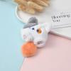Squeaky Kitten Plush Pendant: Cute Cartoon Kitty Brooch Keychain Accessory