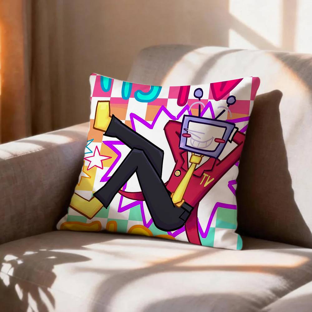 COOL DDeltaruneS TTenna Pillow Case Pattern Printed Pillowcase For Living Room Sofa Cushion Cover