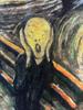 Edvard Munch Țipătul 1893 Operă de Artă Tricou Albastru Mediu