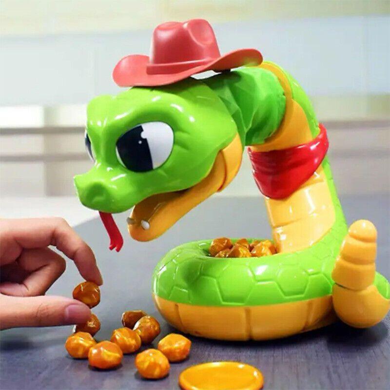 Electric Rattlesnake Trick Game Bite Snake Family Xmas Gifts