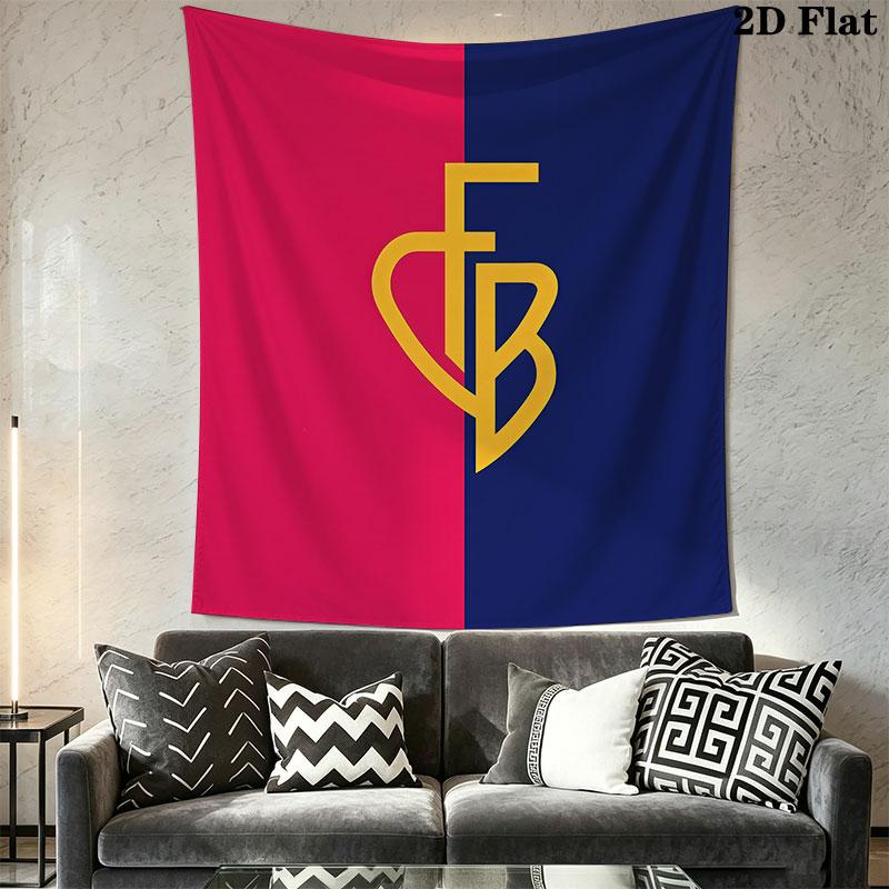 Basel Wall Hanging Printed Fabric Blanket Decorative Tapestries for Bedroom Living Room Home Decor