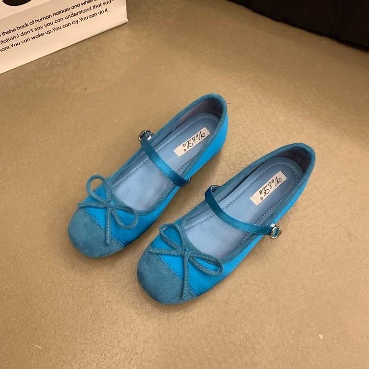 Fairy Style Silver Bow Mary Jane Shoes Women's 2024 Summer New French Flat Bottom Inner Height Increase Single Shoes Women's Shoes