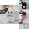 Cute Cat Plush Keychain Soft Kitten Bag Charm Adorable Furry Stuffed Doll