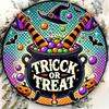 Halloween Metal Wall Art Poster 8x8 Inch Kitchen Decor