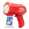 Space Astronauts Fully Automatic Bubble Gun Rocket Bubbles Machine Automatic Blower With Bubble Liquid Plaything For Kids Bubble Present