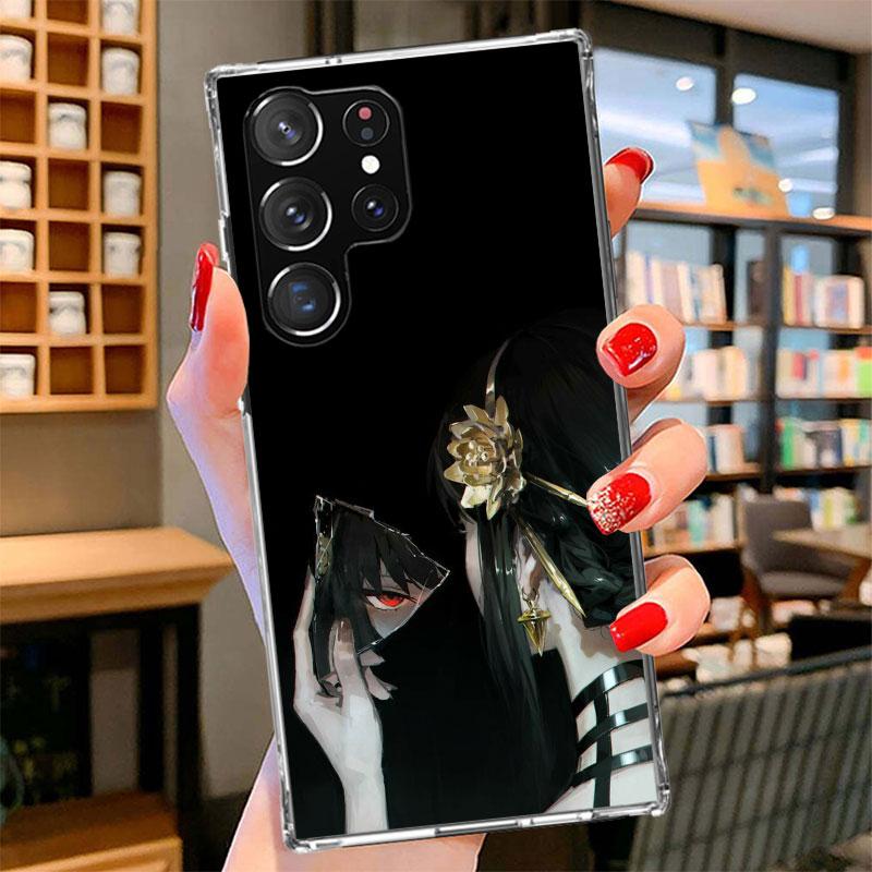 S-Spy Family Yor F-Forger Phone Case For Samsung Galaxy S26 S25 Edge S24 Ultra S23 S22 Plus S21 S20 FE Soft Fundas Shell Galaxy