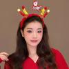 Cartoon Horse Hairband Lucky Cat Plush Horse Headband Creative New Year Headband  Women