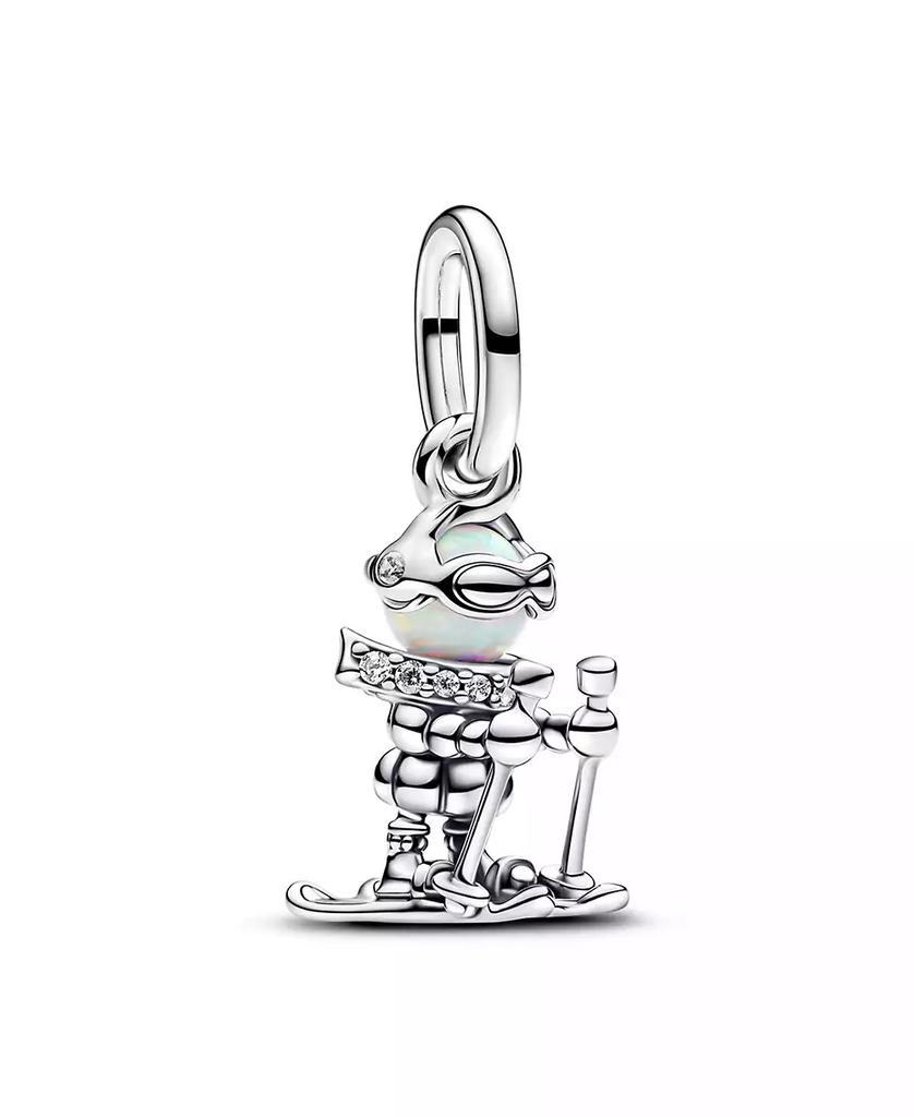 

| Silver Skier Dangle Charm One Size