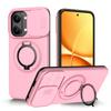 Sliding Camera Lens Protection Armor Case For Xiaomi Poco X8 Pro Max Redmi Turbo 5Max Metal Ring Stand TPU Plastic Cover Fundas