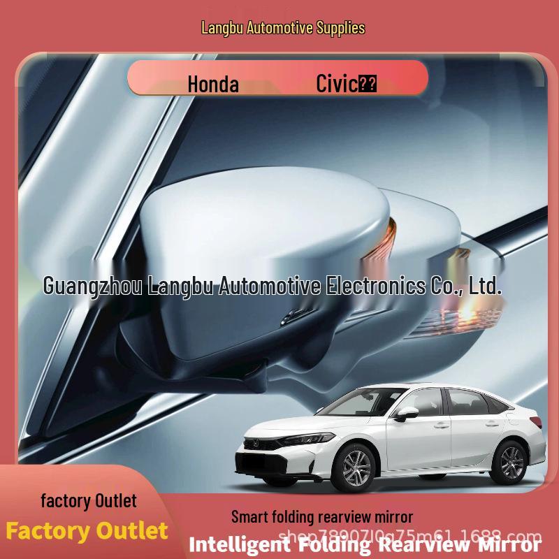 Honda Civic Electric Folding Rearview Mirror Upgrade - Car Accessories 10th Gen Civic Folding Mirror