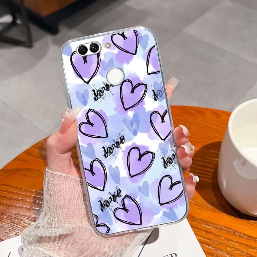 For Huawei Nova 2 2S 3 3e 4 4e 5 5i 7i 6 7 SE Luxury Clear Phone Case Beautiful Butterfly Wing Pattern Soft Silicone Anti Fall Shell For Huawei Casing