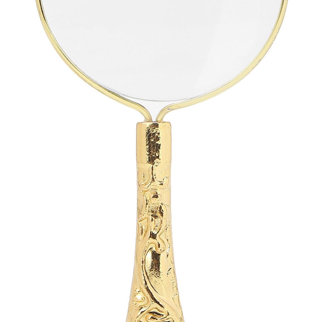 5X 45mm Lupa Ruční Čtecí Lupa Kovová Rukojeť Zvětšovací Sklo