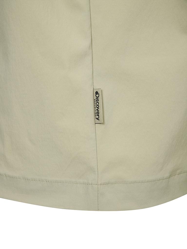 DISCOVERY EXPEDITION Freshvent Woven Essential Short Sleeve T-Shirt (L/Beige)