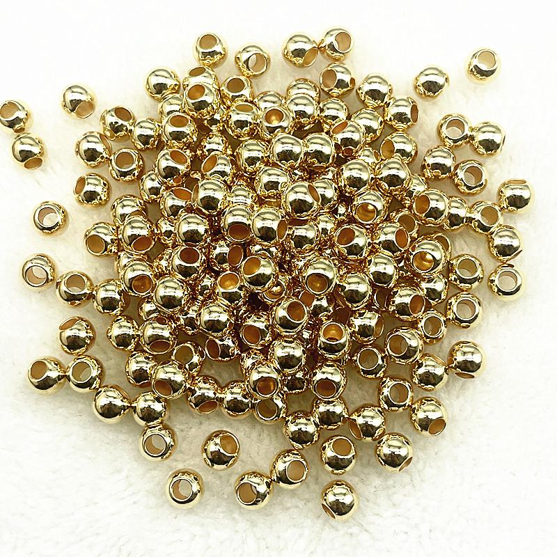 6mm 8mm 10mm Big Hole Round CCB Spacer Beads for Jewelry Making DIY Handmade Bracelets Necklace Accessories