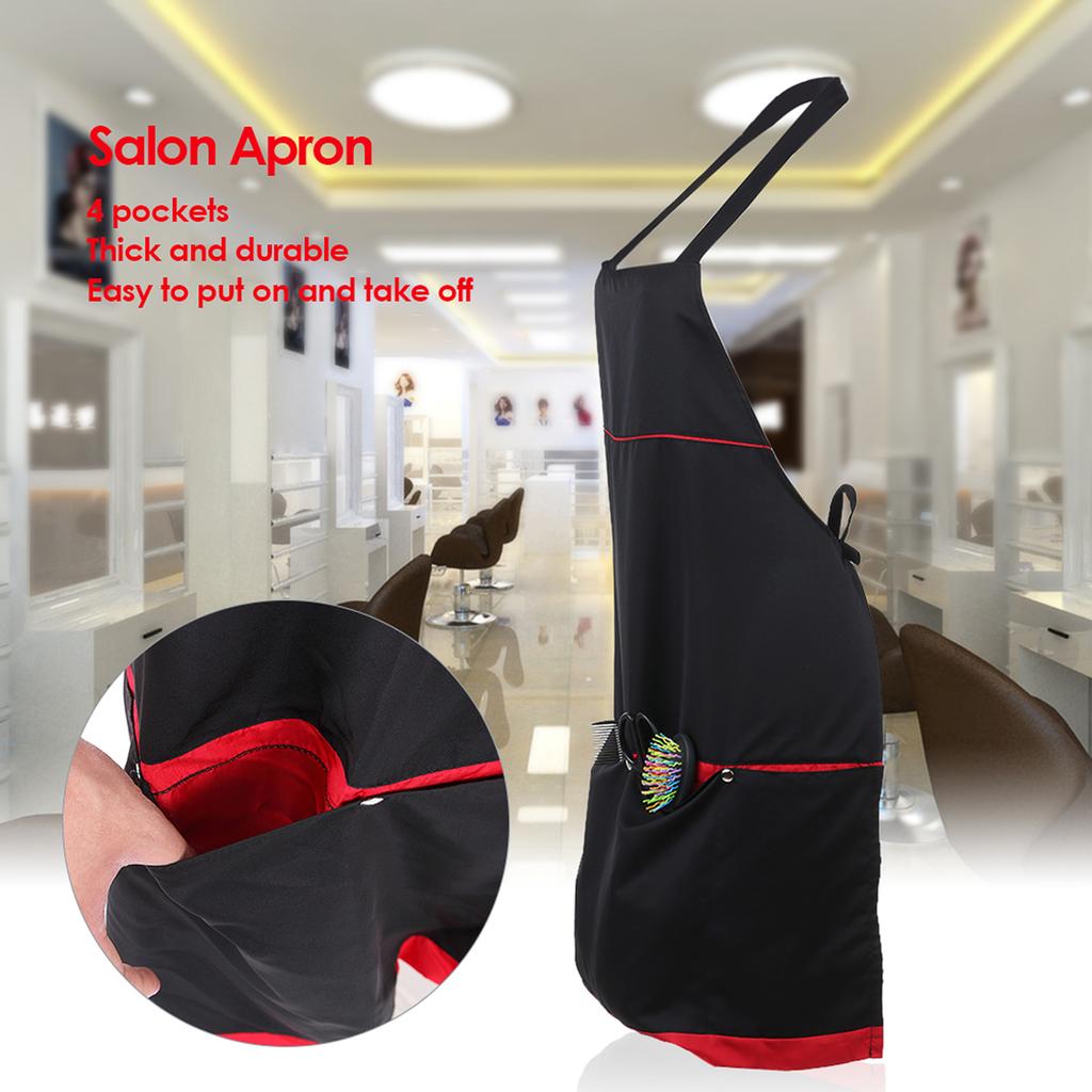 Bestauty Salon Apron Hairdressing Cape for Barber Hair Cloth Cutting Dyeing Cape for Hairdresser Black
