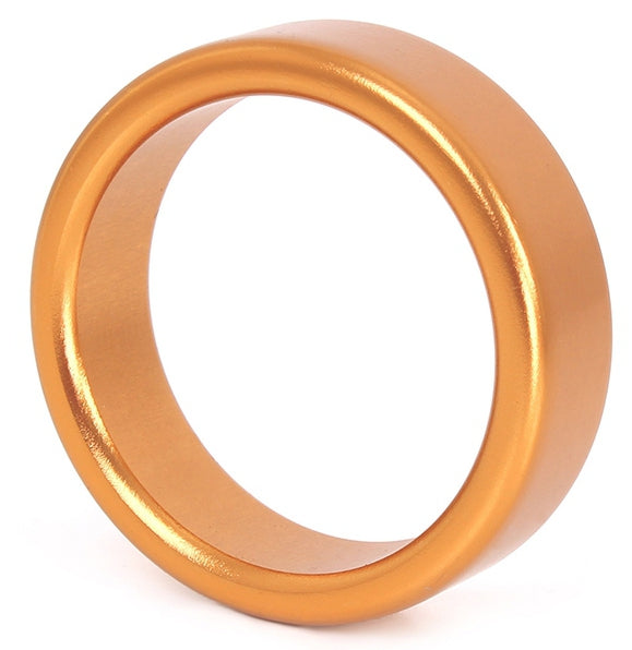 Aluminium Penisring Circle 15mm Goldfarben - Kiotos - Metall Penisringe