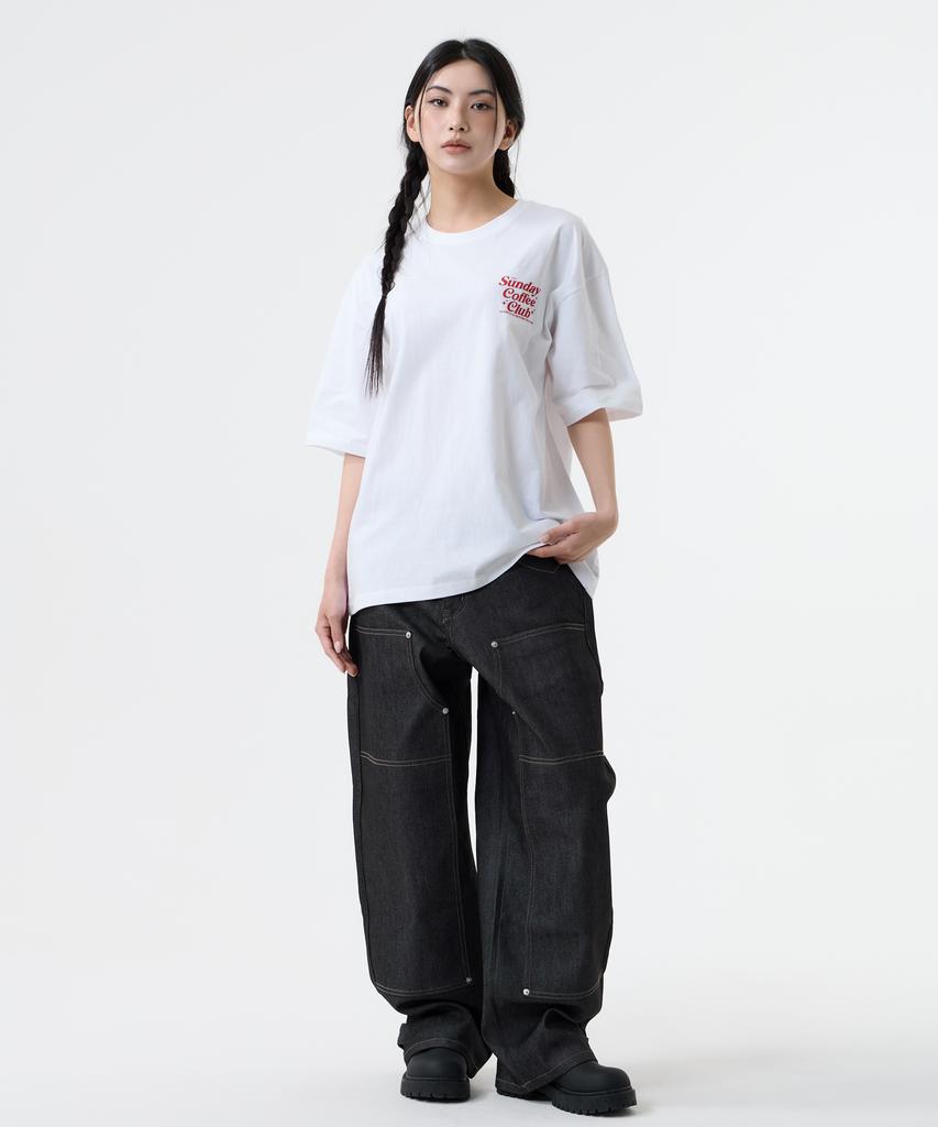 Nasttingijeubeleoldaenmi Coffee Club Tee_White