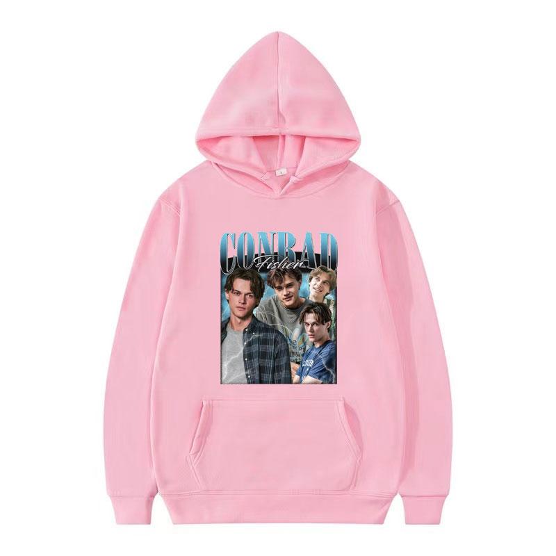 Movie Conrad Fisher Graphic Pullovers Team Conrad Cousins Beach Casual Hoodies Men Women Oversized Vintage Sweatshirt Streetwear
