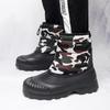Herren Winter Warme Schneestiefel Gummi Wanderstiefel Outdoor Mid Calf Camouflage Duck Boots Wasserdicht Übergröße