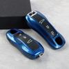 Gem Blue Key Shell for Porsche Cayenne, Panamera, 911, Macan, 718