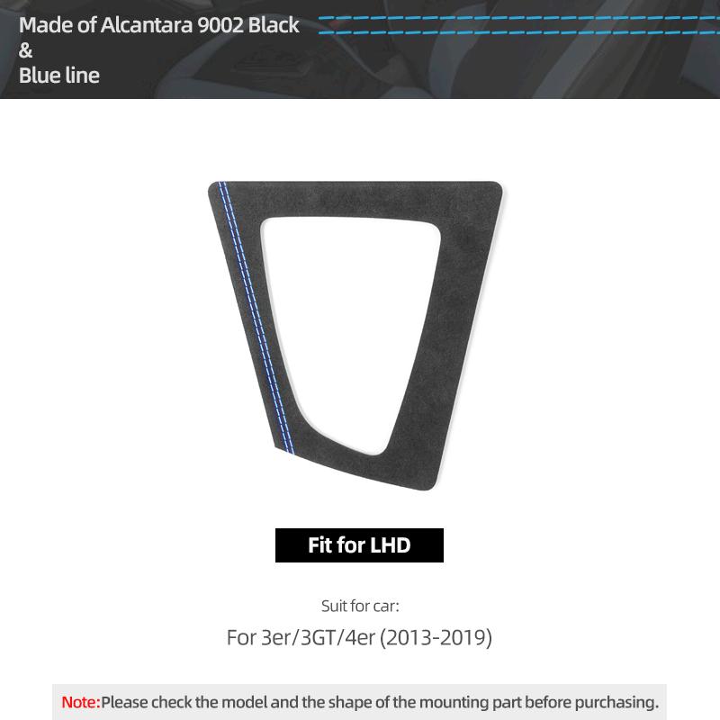 

For BMW 3 4 Series F32 F30 F34 F33 F36 Made of Alcantara Gear Shifter Panel Trim Performance Stickers Car Interior Accessories