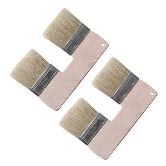 

1/2 шт. Двусторонняя художественная кисть с удобной деревянной ручкой, мягкая 2pcs