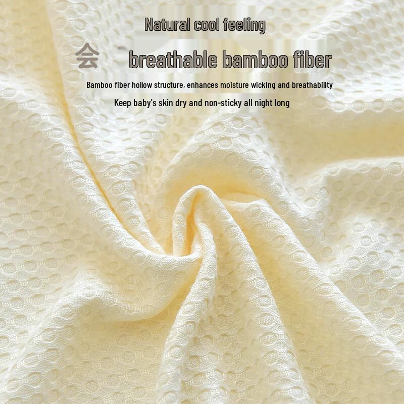 GPPNKC Baby Bamboo Fiber Waffle Cooling Blanket
