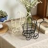 Stroller Shape Micro Landscape Ornaments, Weather-Resistant Baby Carriage Garden Decorations, Cute Decorative Miniature Chair for Outdoor Courtyard