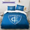 Empoli Logo Bedding Quilt Set Quilt Cover Pillowcase Home Decoration Birthday Gift (1 * Duvet Cover + 2 * Pillowcase, Without Core)