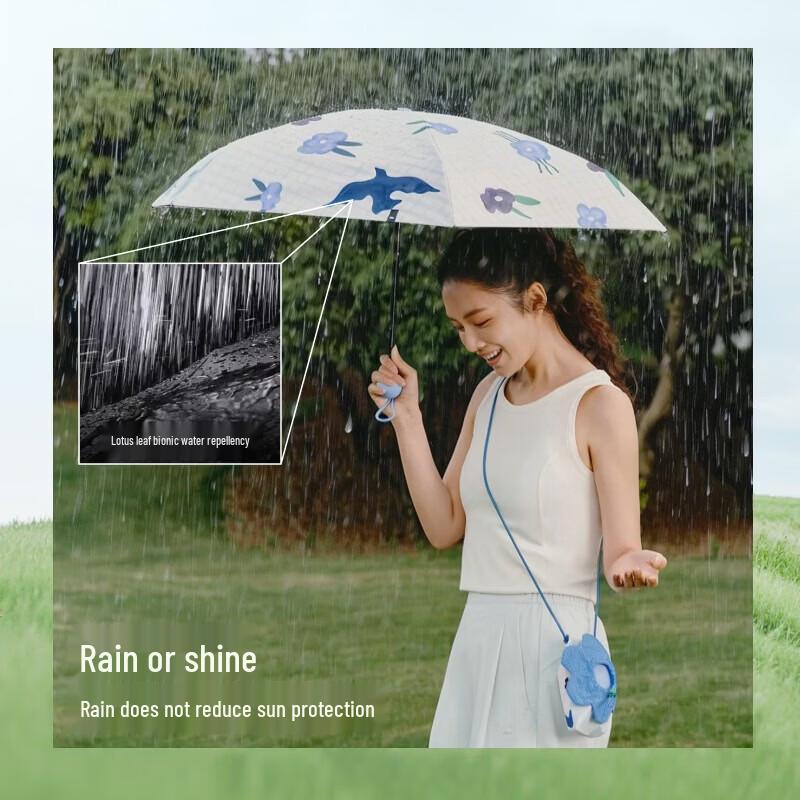 Beneunder UV Protection Five-Fold Electric Umbrella
