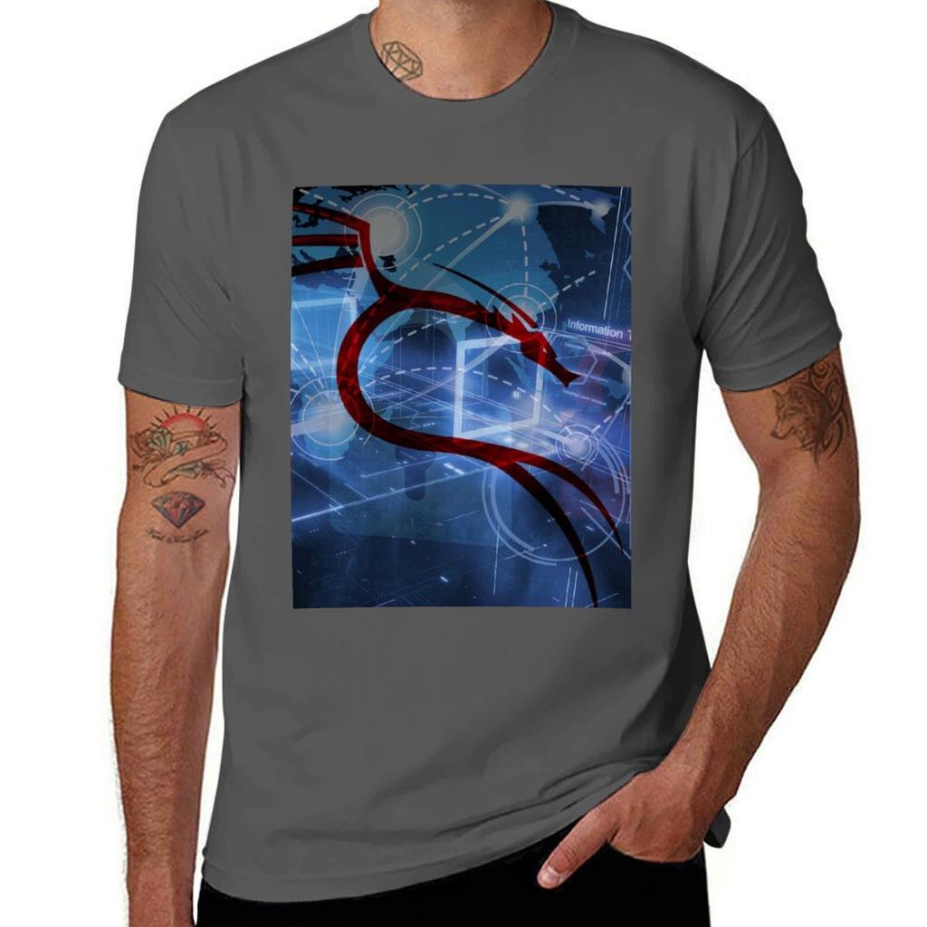 Kali Linux Hacker Tshirt Uv Protection Outdoor Tee Shirt