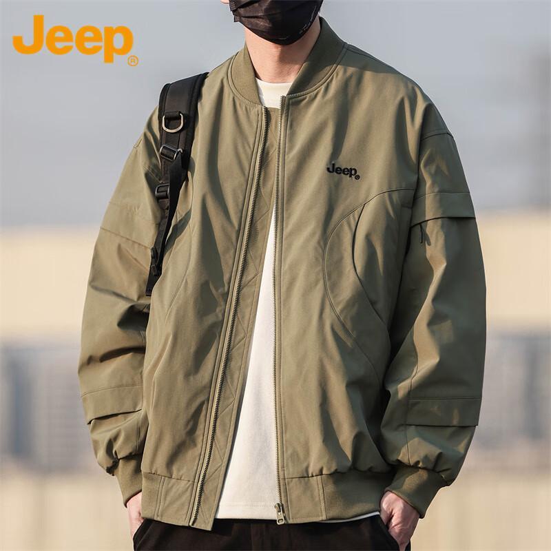 JEEP Men's Casual Fall/Winter Baseball Jacket