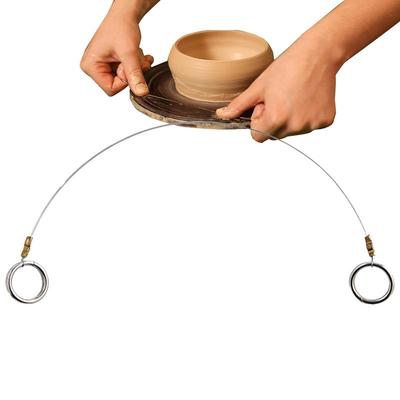Double Handle Clay Cutting Tool Multifunctional Durable Product for Cutting Sculpting Materials Such As Cheese Dough Etc