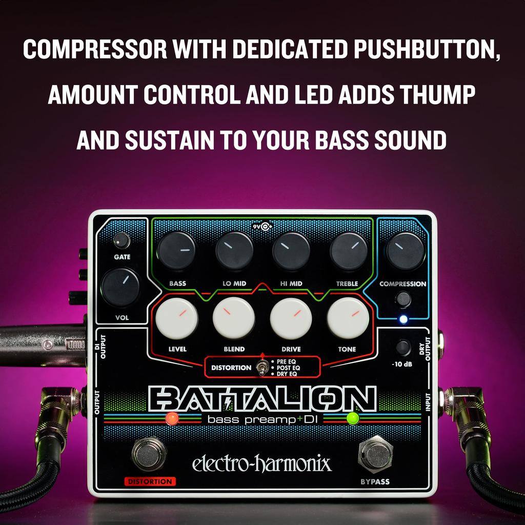 Battalion Bass Effects Electro-Harmonix Preamp/DI