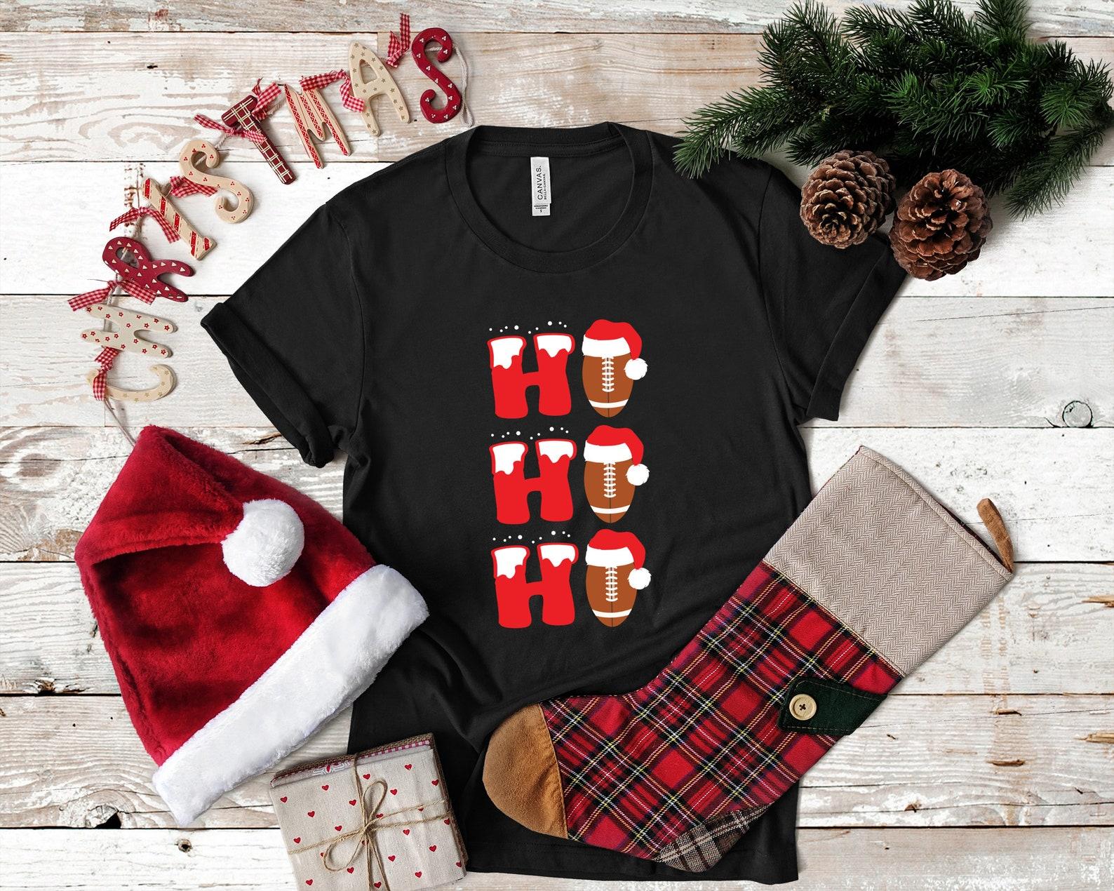 Cute Football Santa Christmas Funny Xmas T-Shirt, Tank Top, T-shirt, T-shirt,T-shirt, Child Kids T-shirt, Apparel Gift L