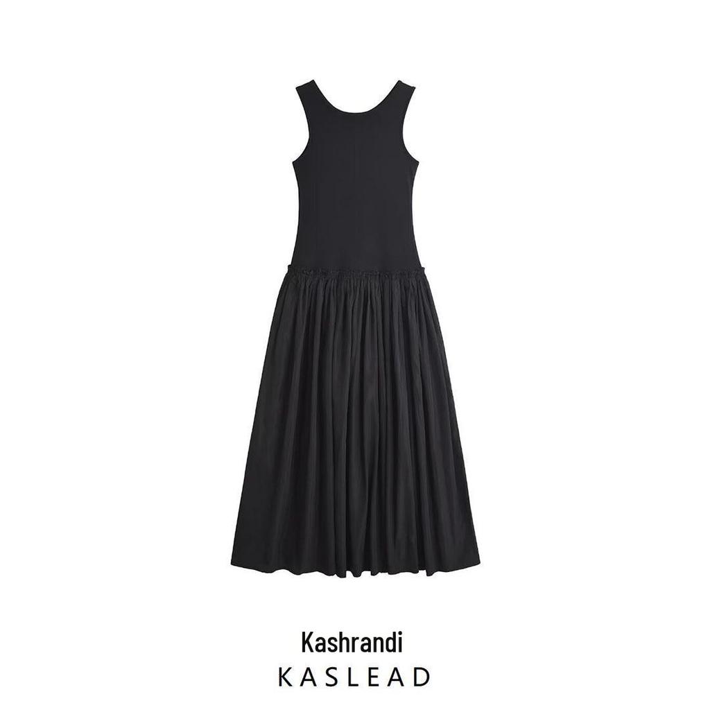 2024 Autumn Women's Low Waist Vest Dress - European & American Style